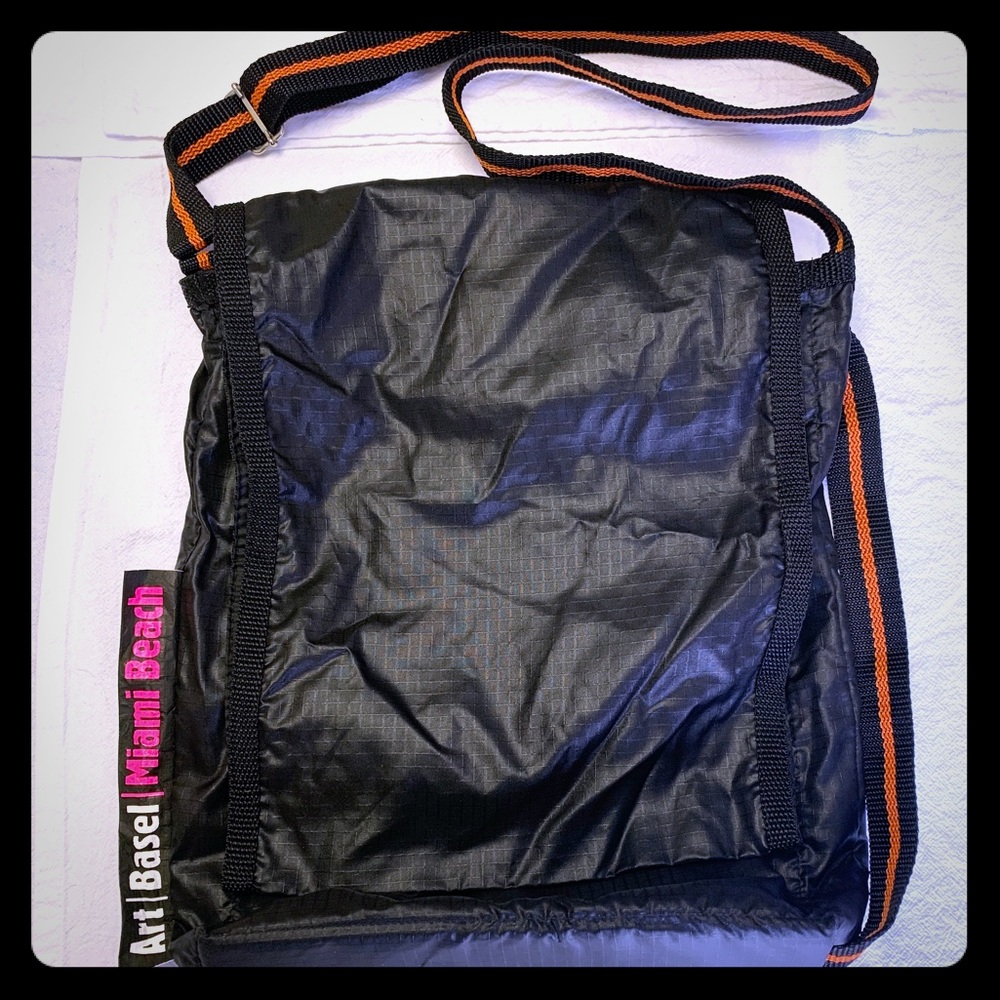 ART BASEL Miami Beach Nylon Crossbody Messenger